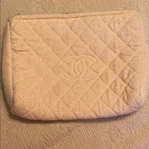 Chanel makeup bag